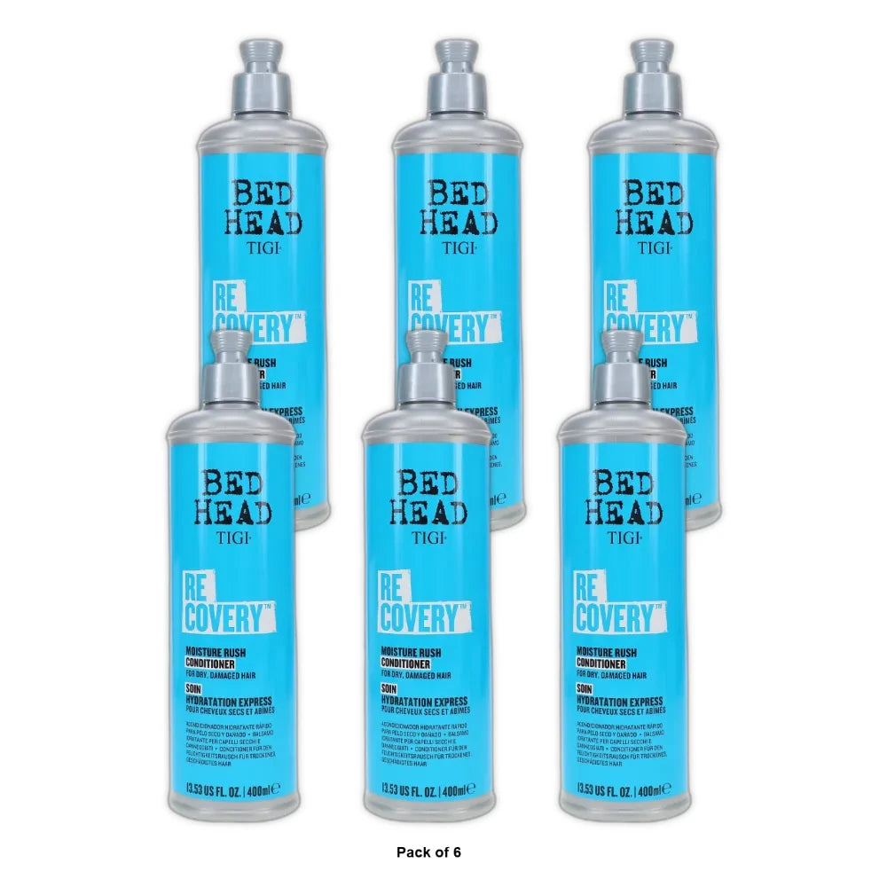 TIGI Bed Head Recovery Moisture Rush Conditioner 13.53 oz (Pack of 6)