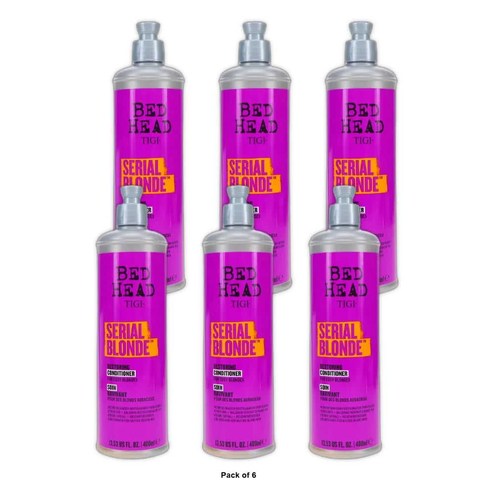Tigi Bed Head Serial Blonde Restoring Conditioner, 13.53-oz, from Purebeauty Sal (Pack of 6)