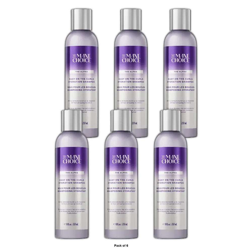 The Mane Choice Easy on The Curls Detangling Hydration Shampoo 8 fl. oz. Unisex (Pack of 6)