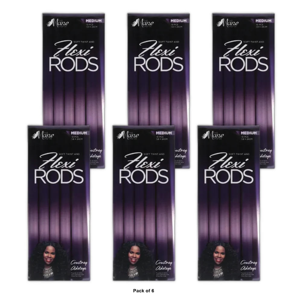 The Mane Choice Flexi Rod Medium (Pack of 6)