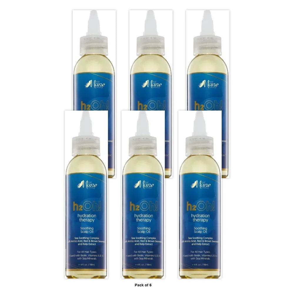 The Mane Choice H2Oh! Hydration Therapy Soothing Scalp Oil for Dry Scalp Health 4. Oz (Pack of 6)