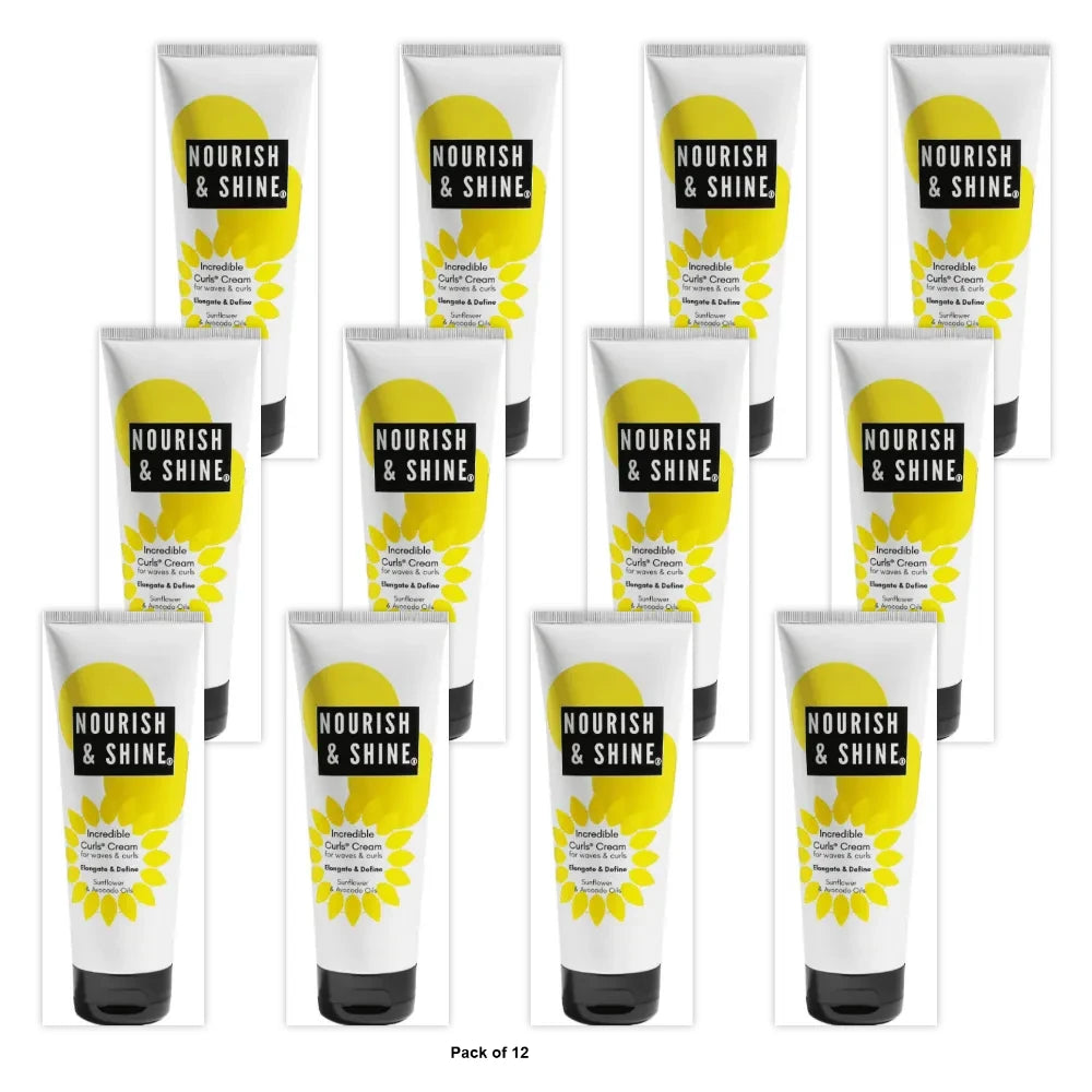 Nourish & Shine Incredible Curls Cream 8 oz (Pack of 12)