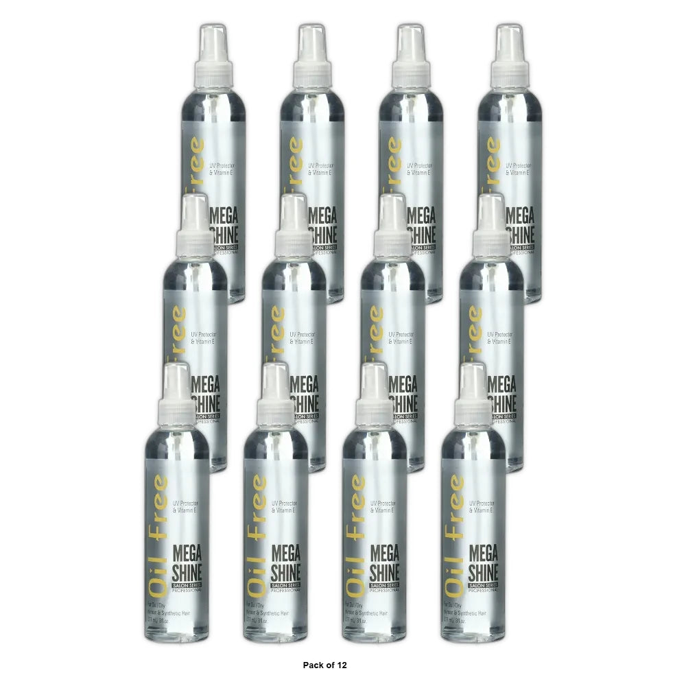 Bonfi Natural - Oil Free Mega Shine 8 Oz (Pack of 12)