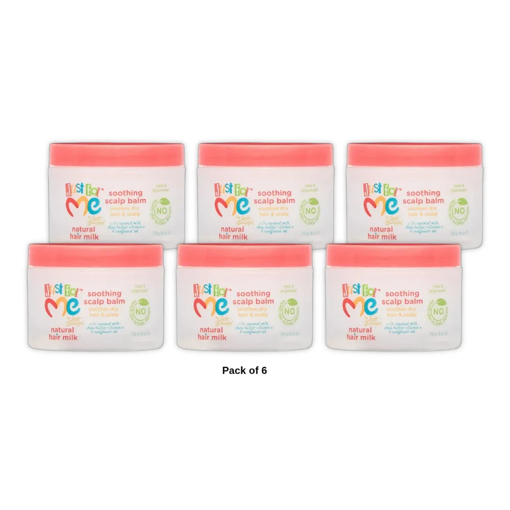 Just For Me Soothing Scalp Balm – Dry & Damaged Hair 6 Oz (Pack of 6)