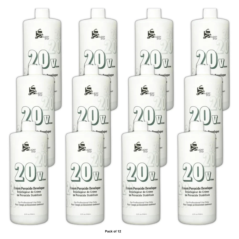 Superstar Cream Peroxide Developer 32 oz (Pack of 12)