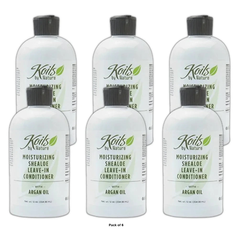 Nature Koils Moisturizing Shea Aloe Leave-In Conditioner 12 Fluid Oz 1 count (Pack of 6)