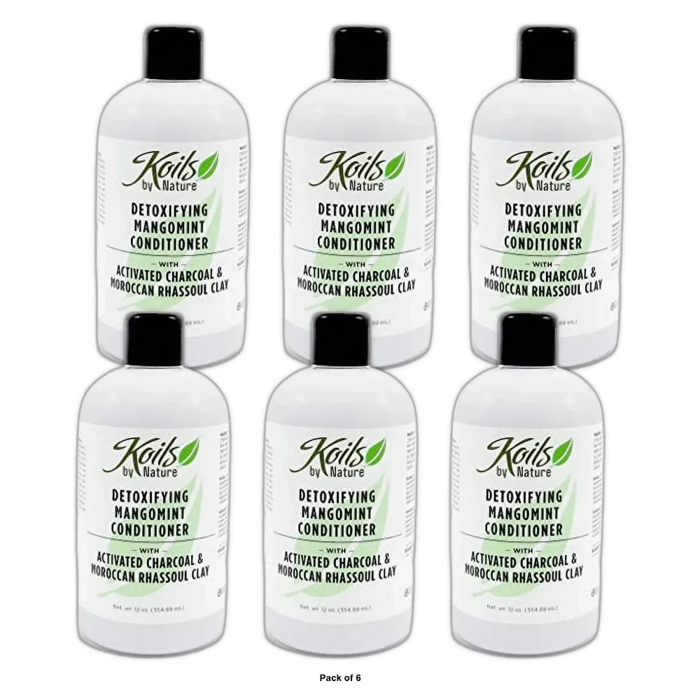 Koils By Nature Detoxifying MangoMint Conditioner 12 oz (Pack of 6)