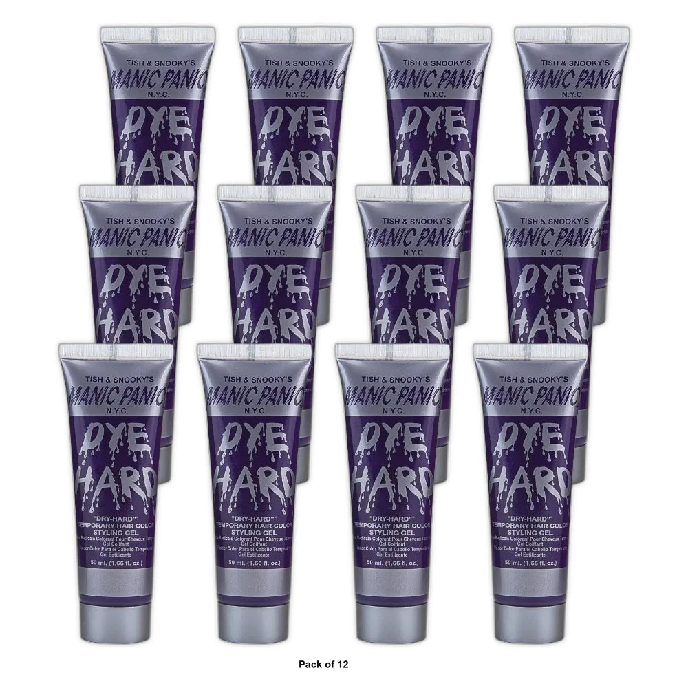 Manic Panic Purple Haze Dye Hard Gel Purple 1.66 oz (Pack of 12)