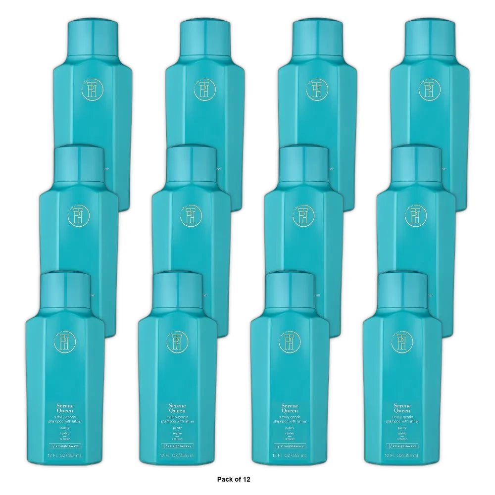 TPH BY TARAJI Serene Queen Sulfate Free Deep Cleansing Hair Shampoo & Detangler (Pack of 9)