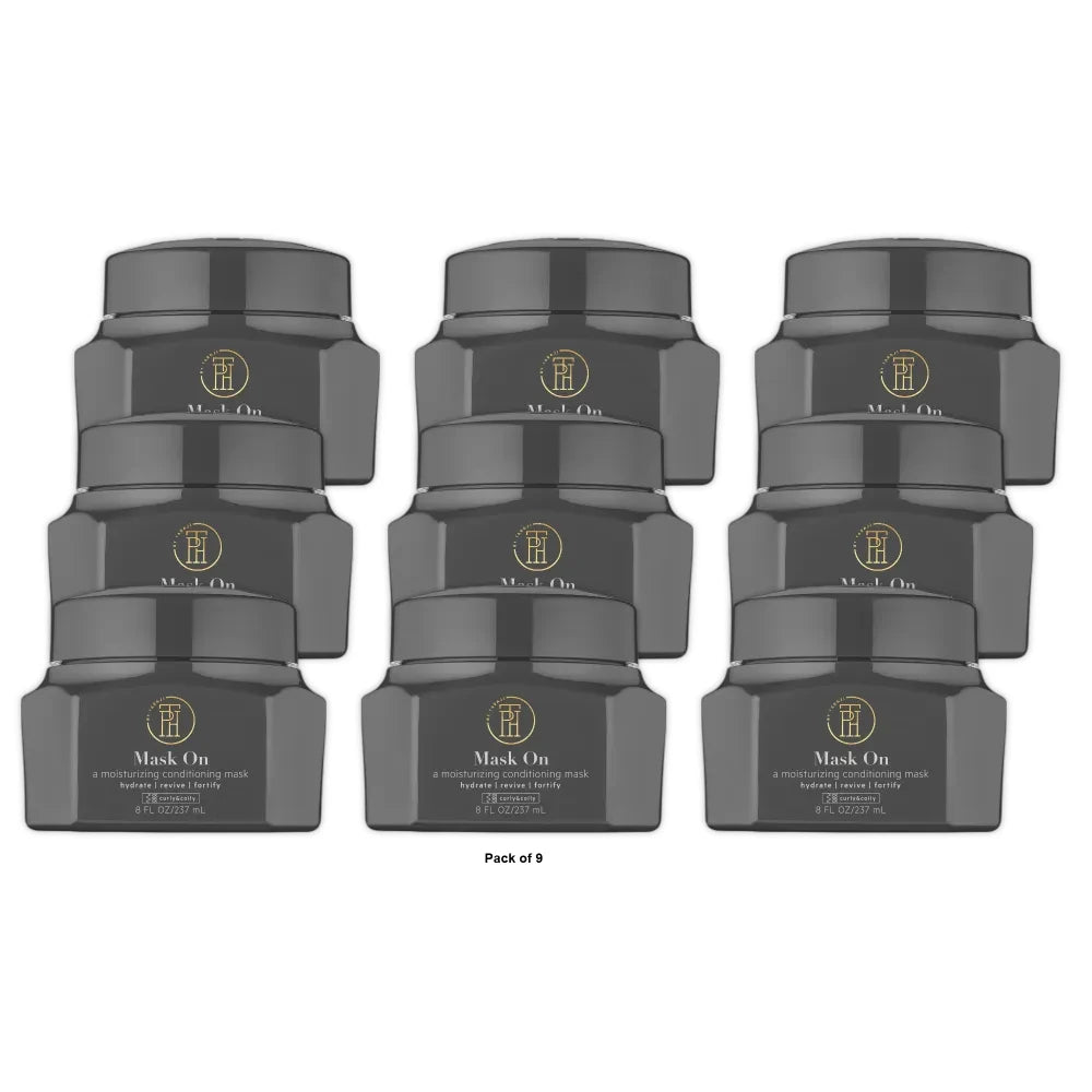 TPH By Taraji Mask On Moisture Hair Repair Mask and Deep Conditioner for Dry Dam 8 Oz (Pack of 9)