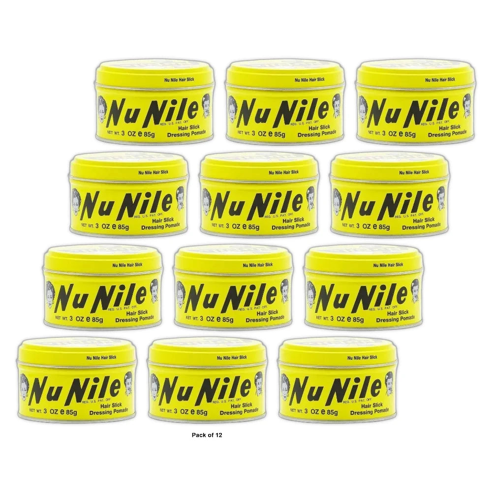 Murray s Nu Nile Hair Slick Dressing Pomade 3 oz (Pack of 12)