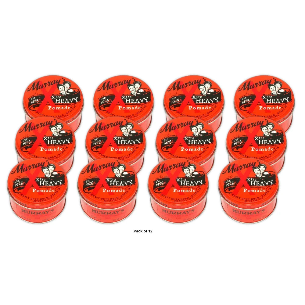Murray s - Xtra Heavy Pomade 3 Oz (Pack of 12)