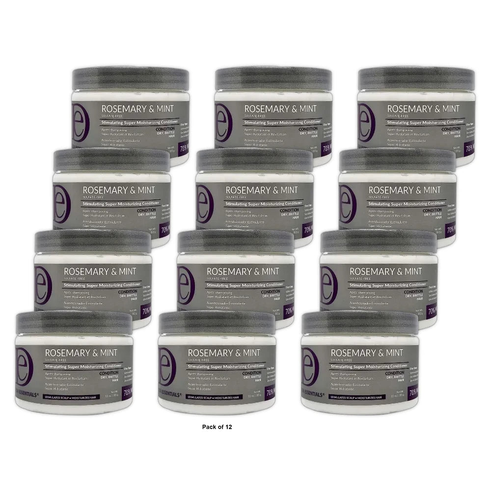 Design Essentials Rosemary & Mint Stimulating Super Moisturizing Conditioner 11 Oz (Pack of 12)