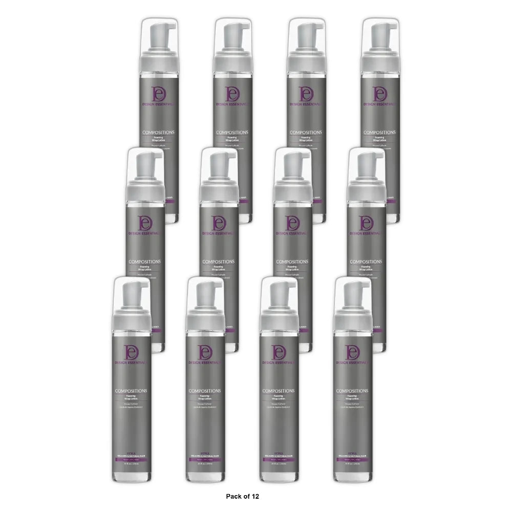 Design Essentials Compositions Foaming Wrap Lotion (10 oz) (Pack of 12)