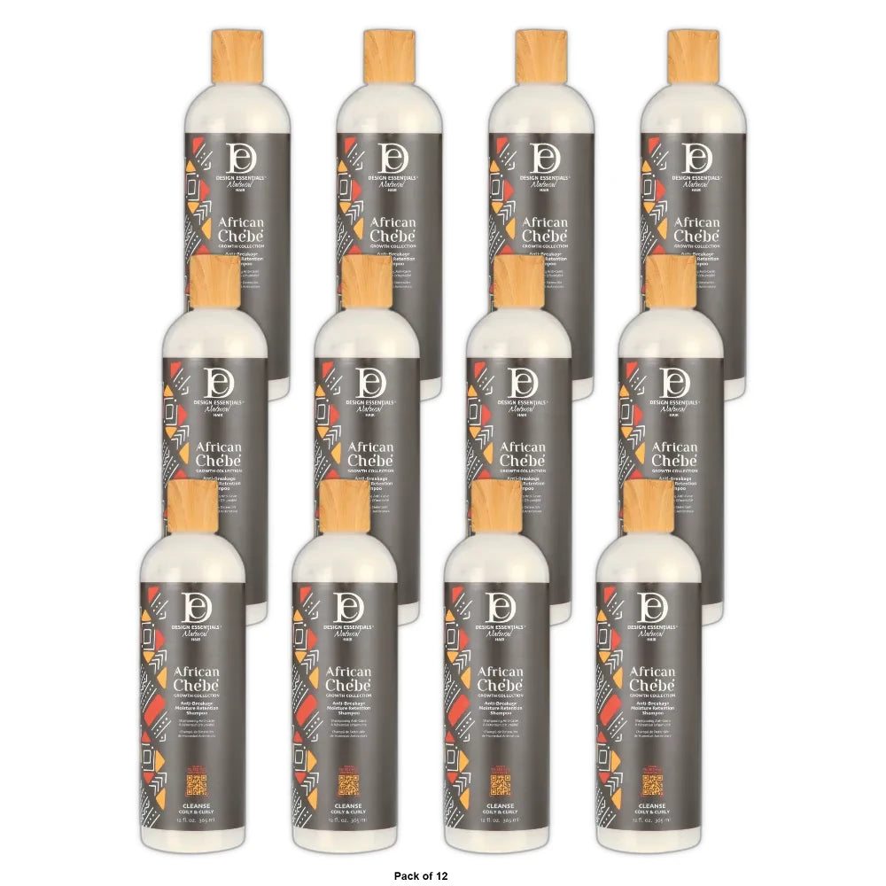 Design Essentials Chebe Anti-Breakage Moisture Retention Shampoo 12 fl Oz - (Pack of 12)