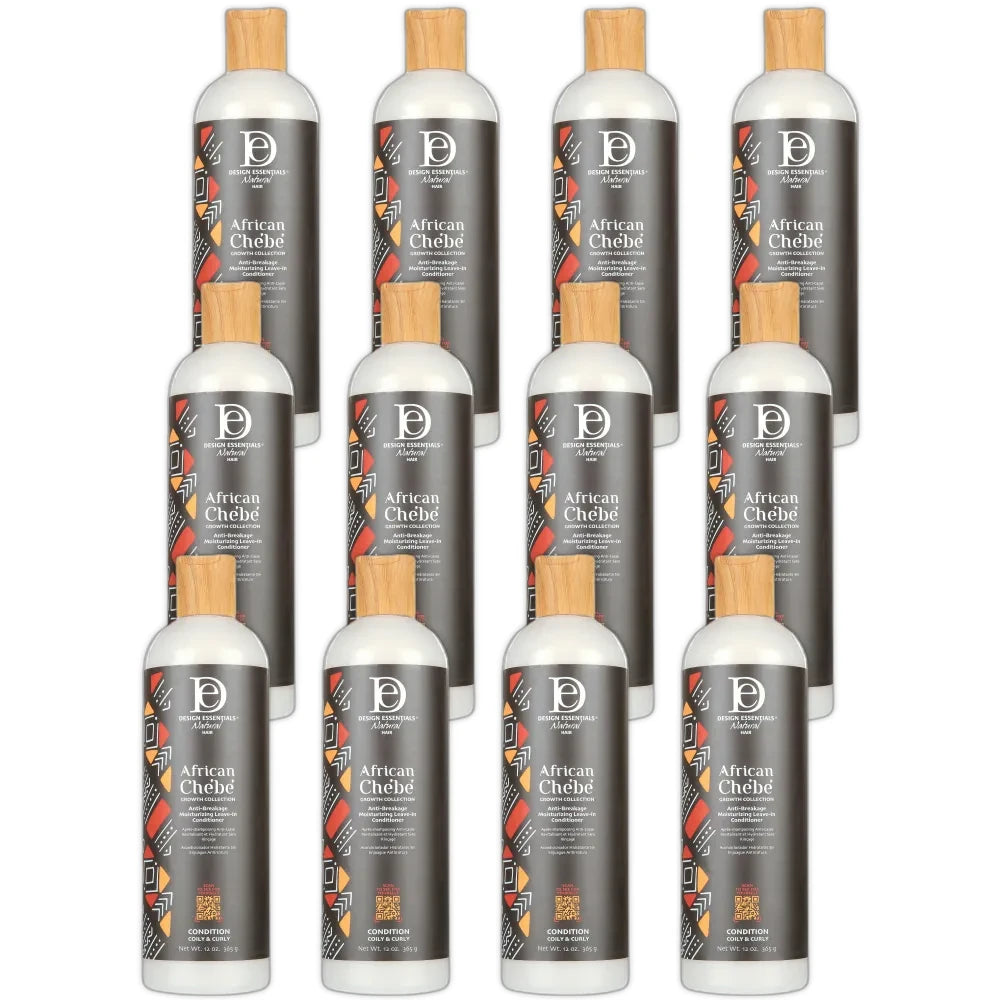 Design Essentials Chebe Anti-Breakage Moisturizing Leave In Conditioner 12 oz- (Pack of 12)
