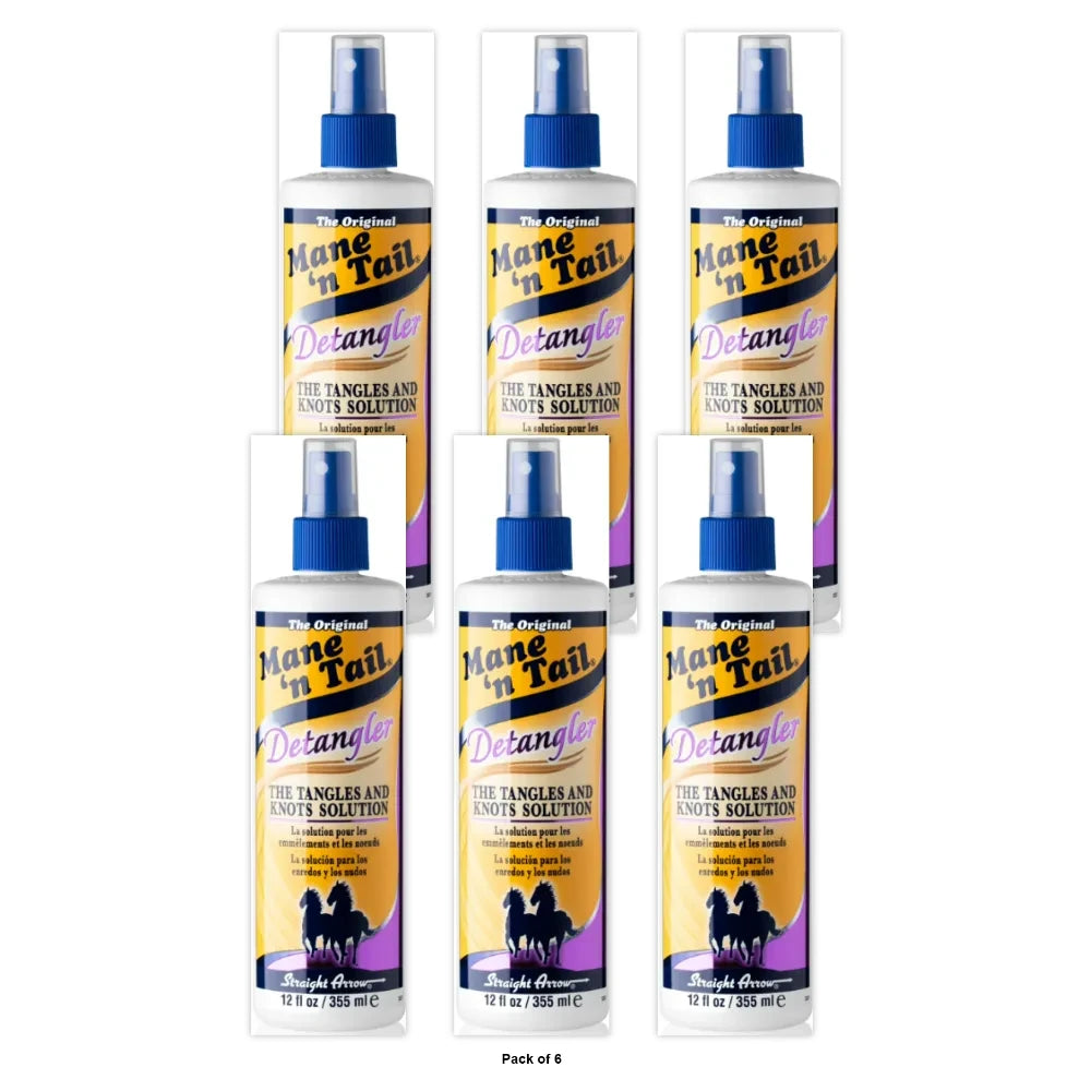 Mane n Tail: Detangler The Tangles and Knots Solutions (12 oz) (Pack of 6)