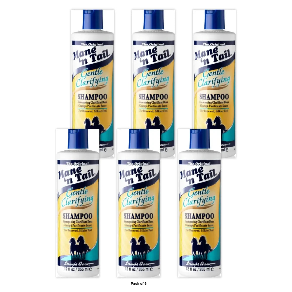 Mane n Tail Gentle Clarifying Shampoo 12 oz – Restores Revitalizes (Pack of 6)