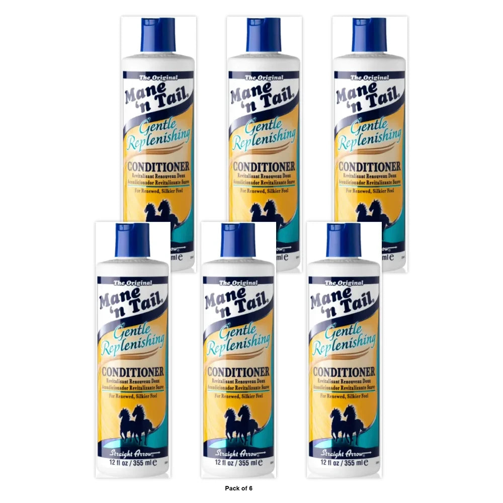 Mane n Tail Gentle Replenishing Conditioner 12 oz – Restores Revitalizes (Pack of 6)