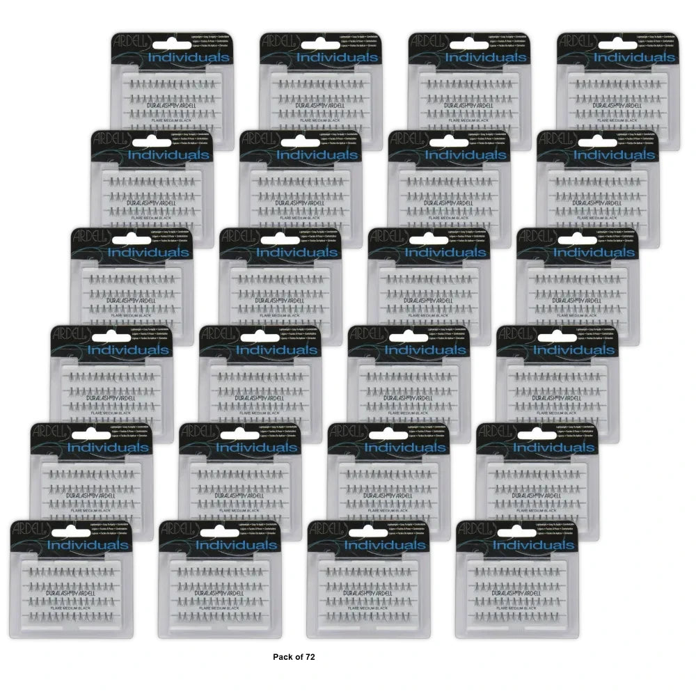 ARDELL DuraLash Flare Lashes - Flare Medium Black (Pack of 72)