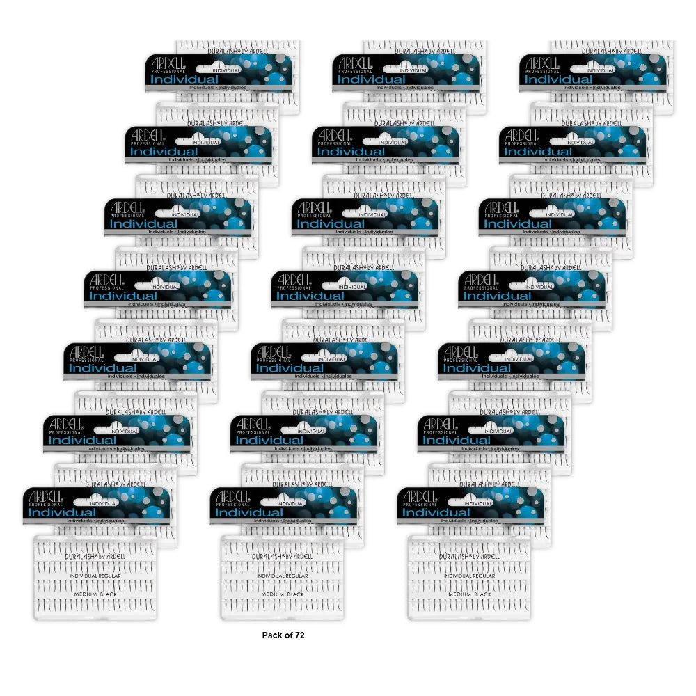 Ardell DuraLash Flare Lashes - Regular Medium Black (Pack of 72)