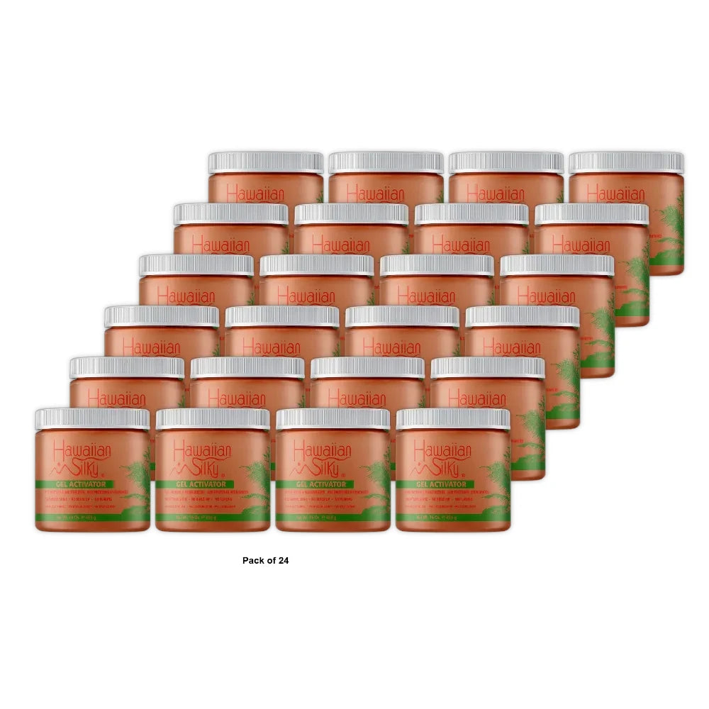 Hawaiian Silky Hair Gel Activator - 8 oz (Pack of 24)
