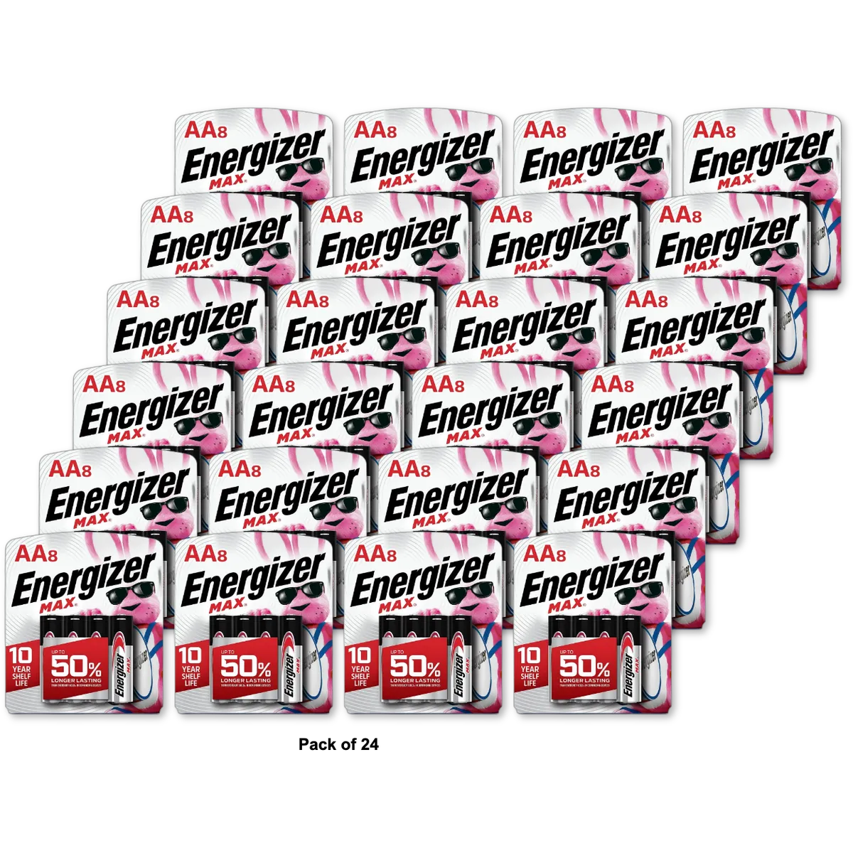 Energizer Max AA Alkaline Batteries 11Oz (Pack of 24)
