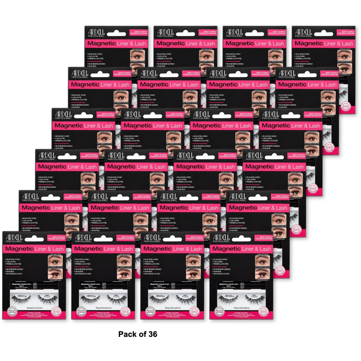 Ardell Magnetic Liquid Liner And Lash Demi Wispies 1.1Oz (Pack of 36)