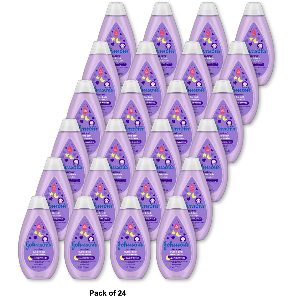 Johnsons Baby Bedtime Bubble Bath 13.6Oz (Pack of 24)