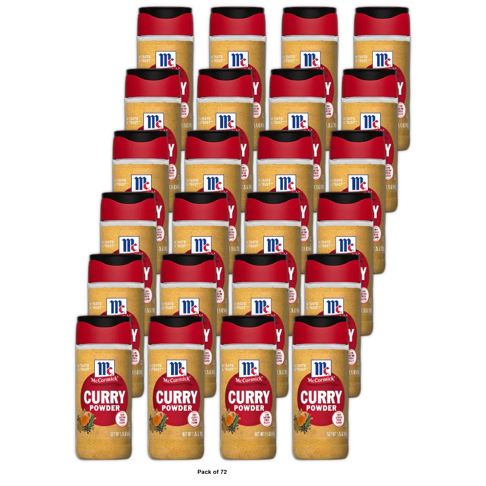 Mc Cormick Curry Powder 1.75Oz (Pack of 72)