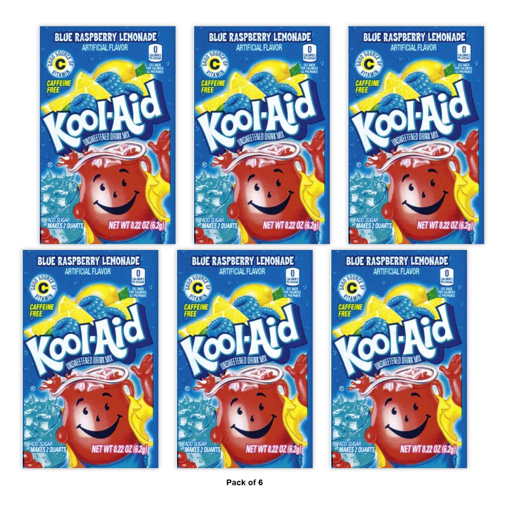 Kool-Aid Packets Blue Raspberry 4x48 0.22oz (Pack of 192)