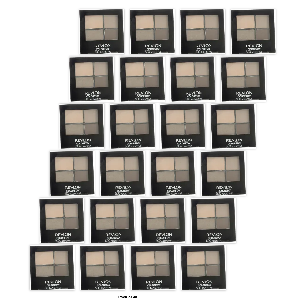 Revlon Colorstay Eyeshadow Addiction 0.16Oz (#500) (Pack Of 48)