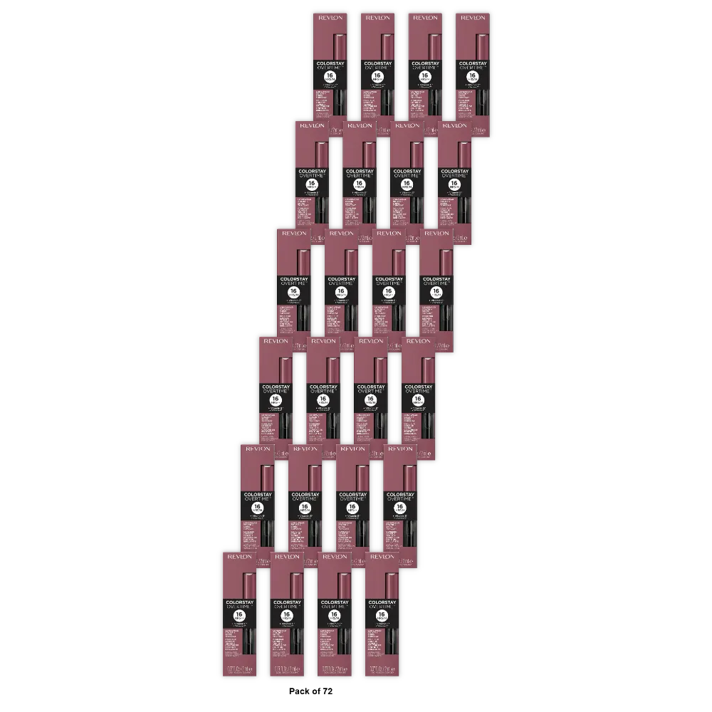 Revlon Colorstay Overtime Lip Color With Softflex Everlasting Rum #370 0.07Oz (Pack Of 72)