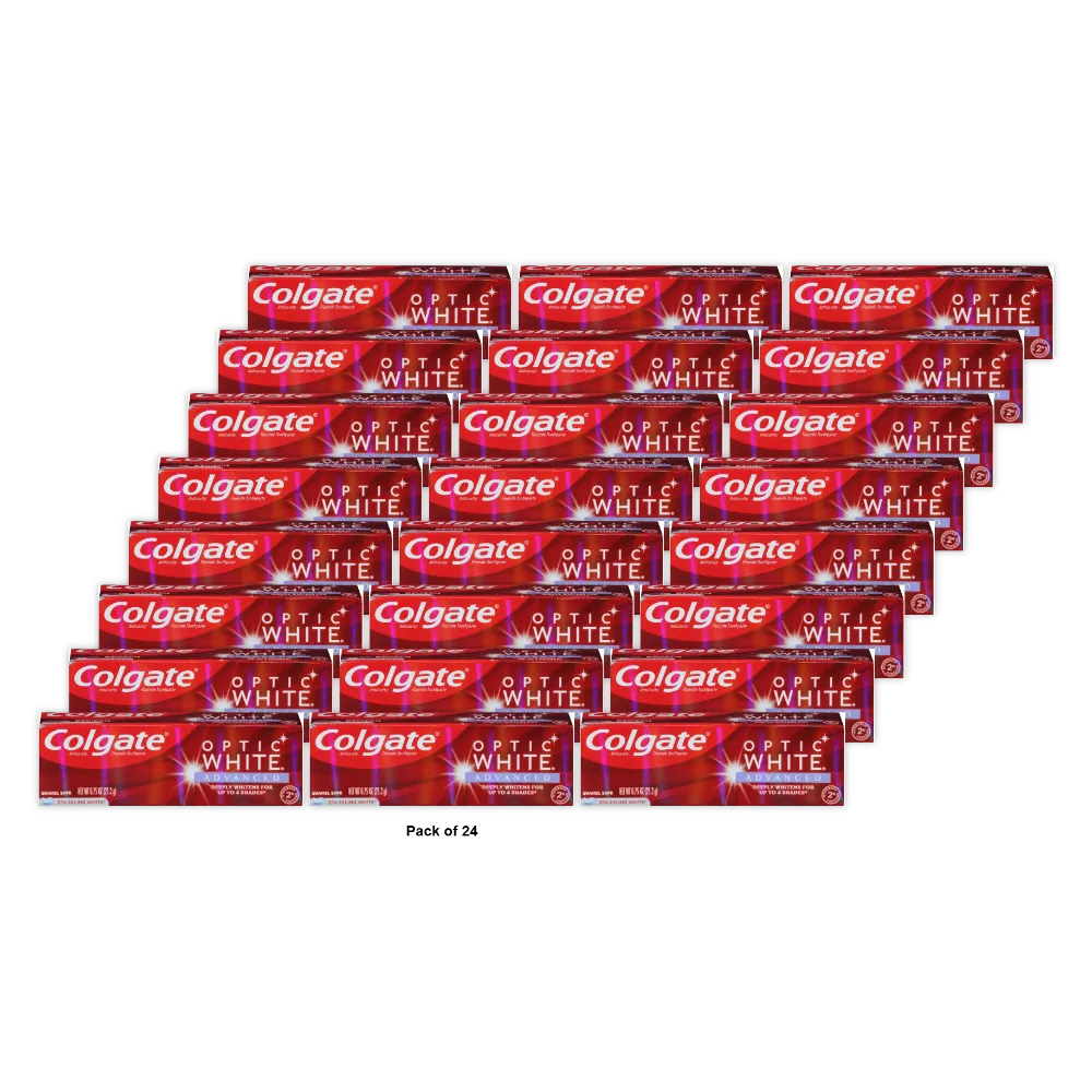 Colgate Optic White Advanced Toothpaste 0.75 oz (Pack of 24)