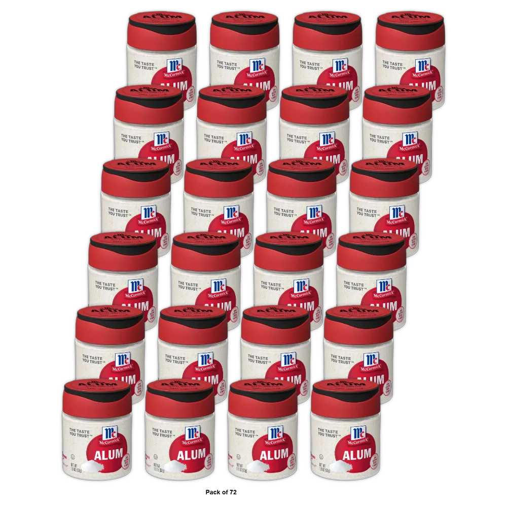 McCormick Alum 1.9Oz (Pack of 72)