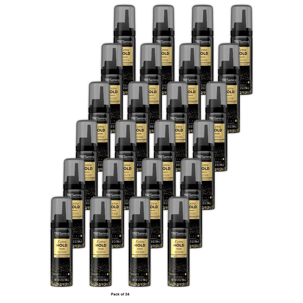 Tresemme Extra Hold Hair Mousse 2Oz (Pack of 24)