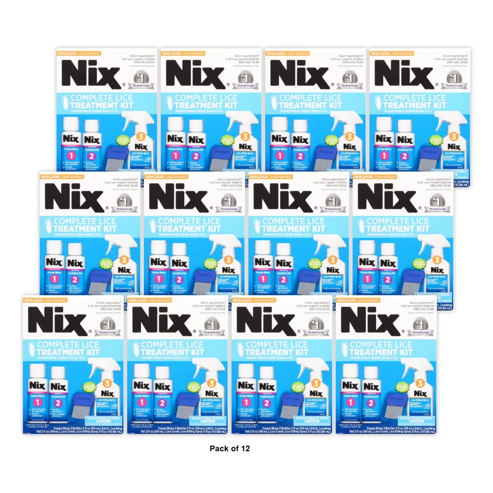 Nix Complete Lice Treatment System 11Oz (Pack of 12)