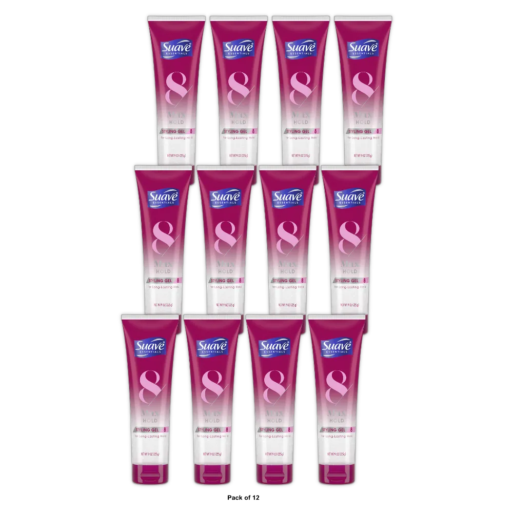 Suave Sculpting Hair Gel Maximum Hold 9Oz (Pack of 12)