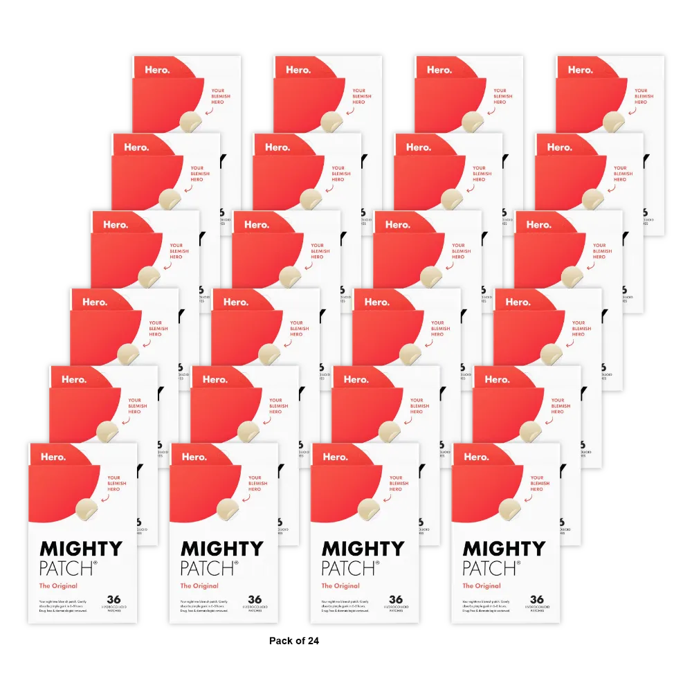 Hero Mighty Patch Original 36 Count 0.63Oz (Pack Of 24)