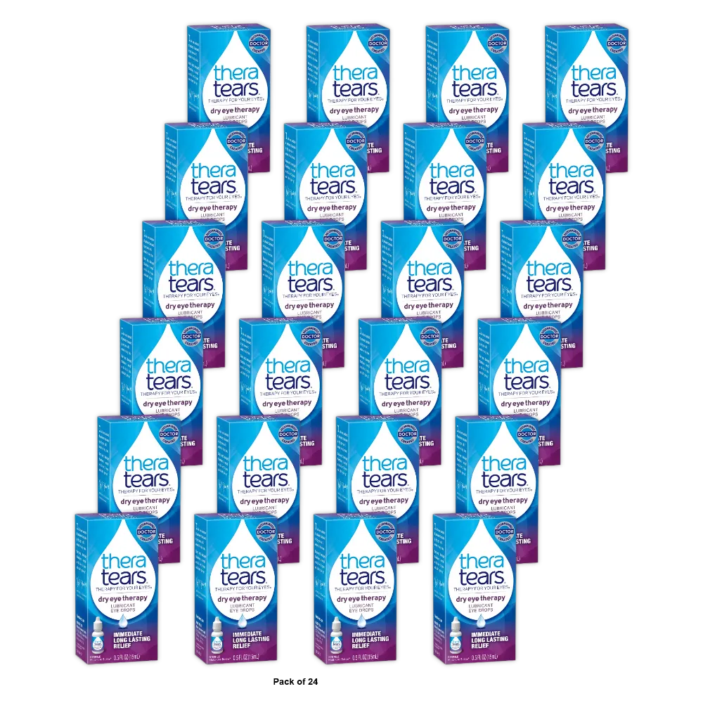 Thera Tears Lubricant Eye Drops0.5Oz (Pack Of 24)