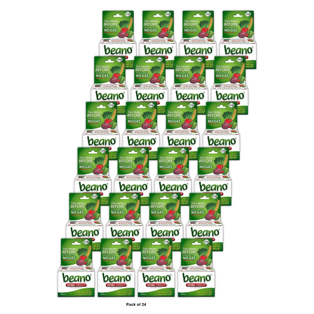 Beano Food Enzyme Supplement Tablets 2.08oz (Pack of 24)