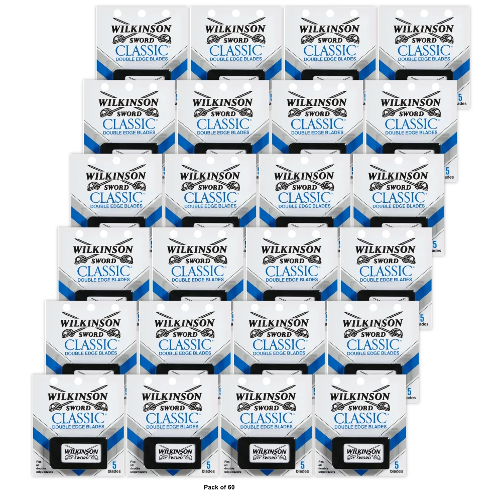 Wilkinson Sword Classic Double Edge Blades9.6oz (Pack of 60)