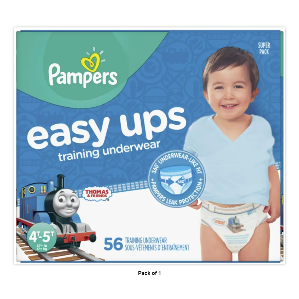 Pampers Training Pants - Easy Ups Boys & Girls Size 4T-5T 56 Count (Pack of 1)