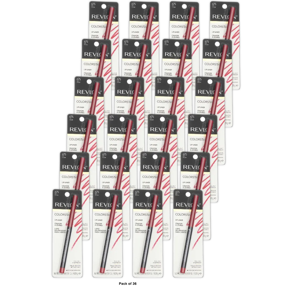 Revlon Colorstay Lipliner With Softflex Red 0.01Oz (Pack Of 36)