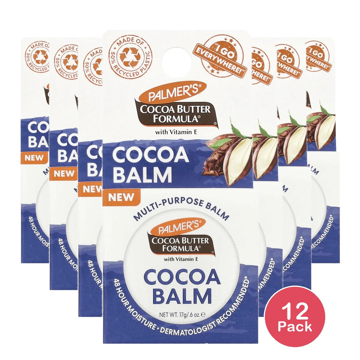 Palmer's Cocoa Butter Formula® with Vitamin E Cocoa Balm 0.6 oz (17 g) 0.6 Oz (Pack of 12)