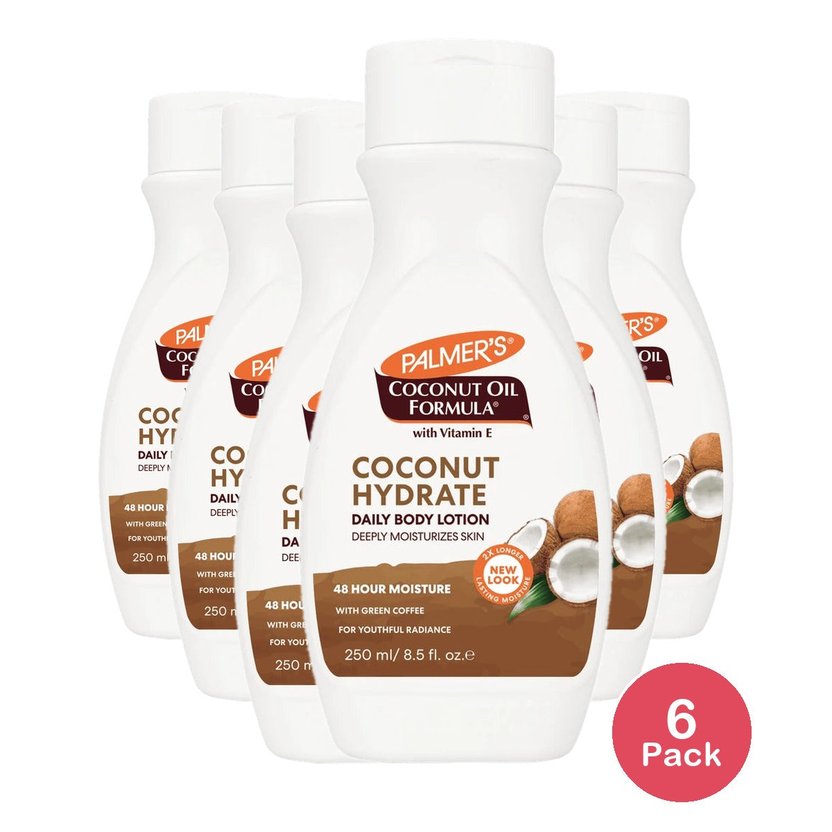 Palmer's Coconut Oil Formula Body Lotion for Dry Skin 8.5 fl. oz. 8.5 Fl. Oz (Pack of 6)