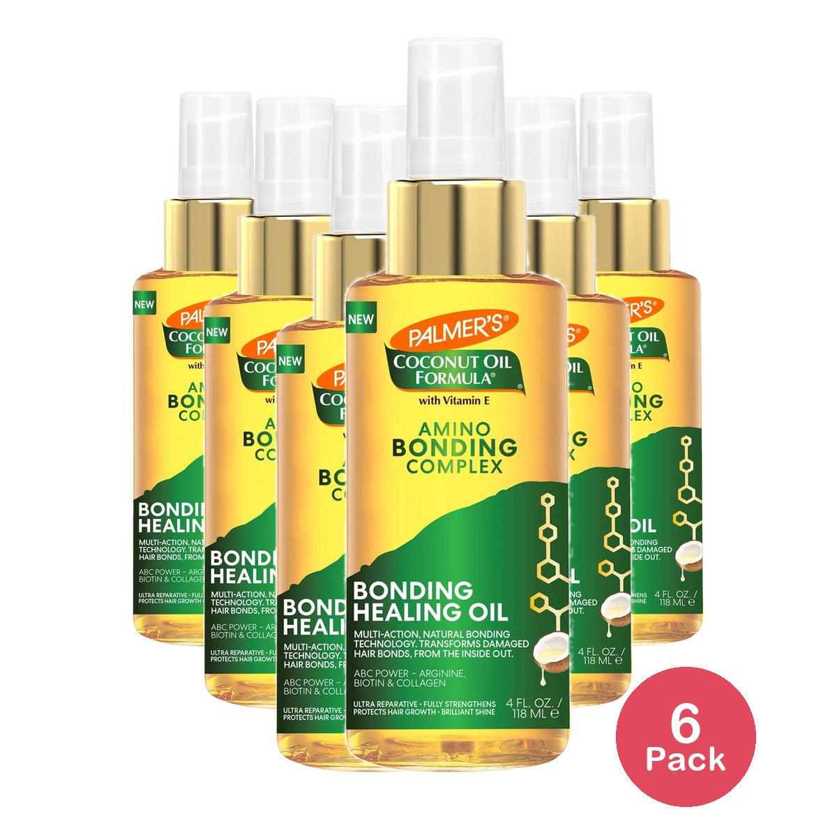 Palmer's Coconut Oil Formula Bonding Healing Oil 4 fl. oz. 4 Fl. Oz (Pack of 6)