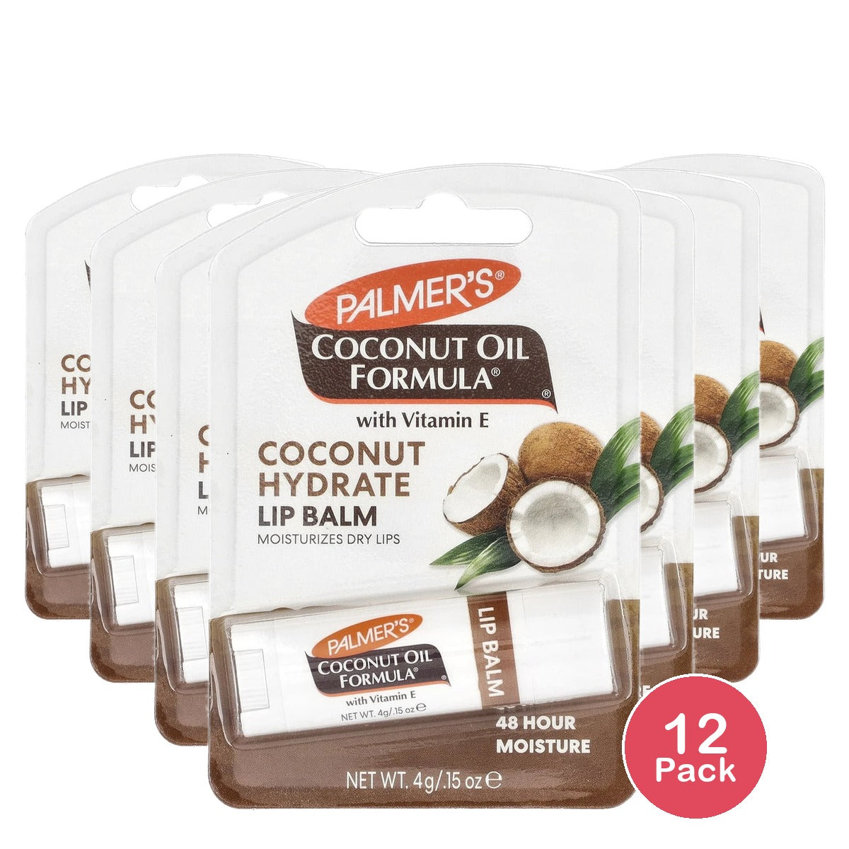 Palmer's Coconut Oil Formula SPF 15 Lip Balm .15 oz. 0.15 Oz (Pack of 12)