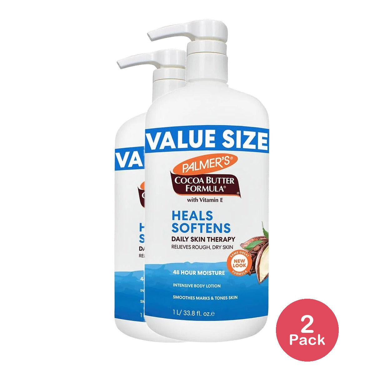 Palmer's Cocoa Butter Formula Body Lotion 33.8 Oz (Pack of 2)