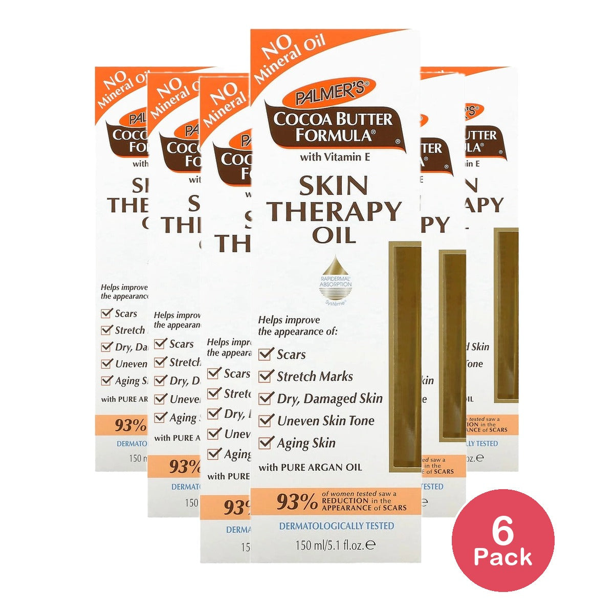 Palmers Cocoa Butter Formula Skin Therapy Oil Cocoa & Shea - 5.1 fl. oz (Pack of 6)